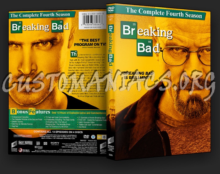 Breaking Bad - Season 4 dvd cover