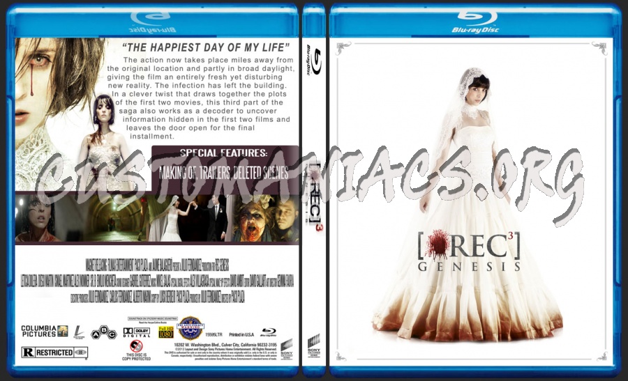 [REC] Genesis blu-ray cover