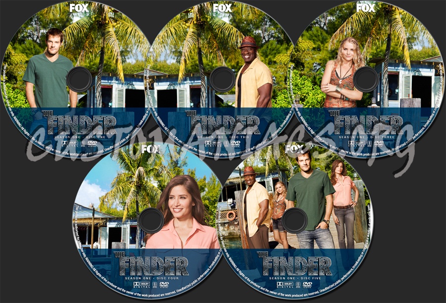 The Finder Season 1 dvd label