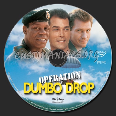 Operation Dumbo Drop dvd label