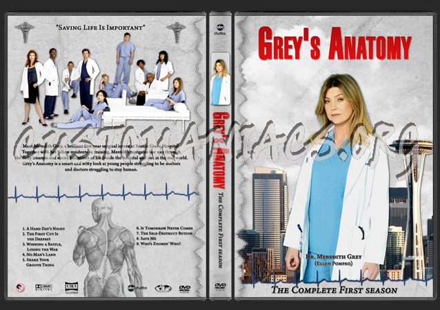 Grey's Anatomy dvd cover