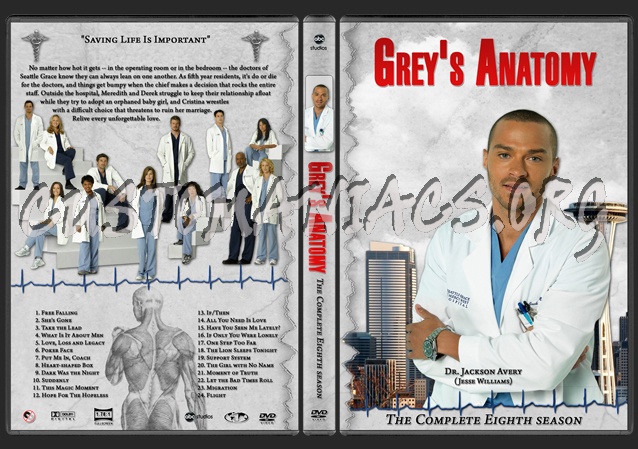 Grey's Anatomy dvd cover