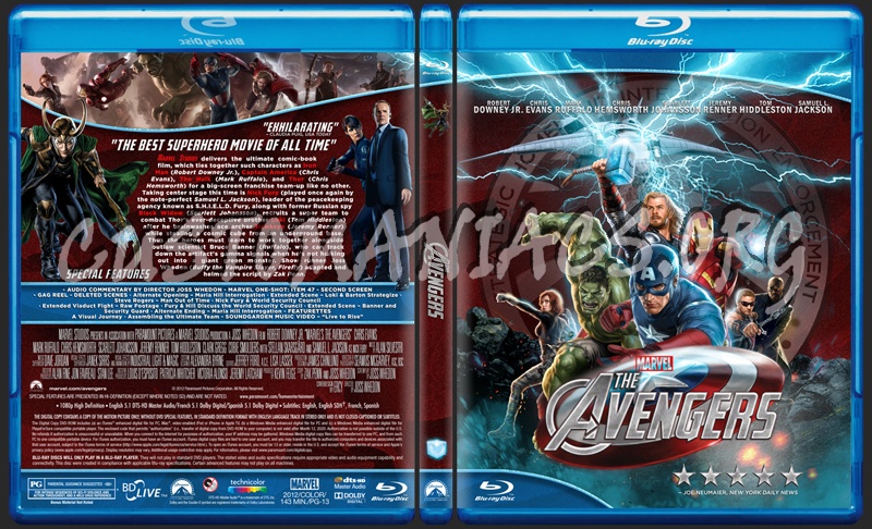 The Avengers blu-ray cover