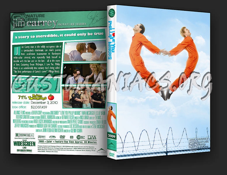 I Love You Phillip Morris dvd cover