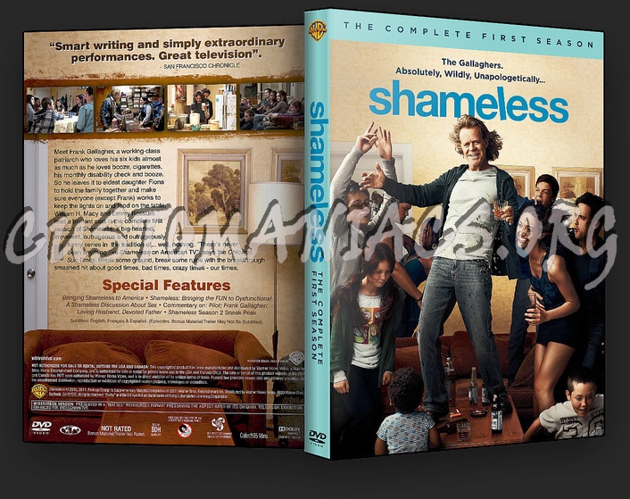 Shameless (US) - Season 1 dvd cover