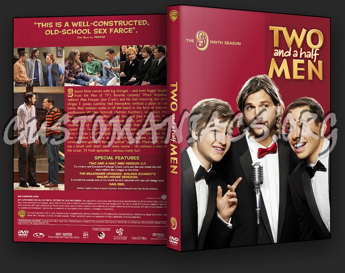 Two and a Half Men - Season 9 dvd cover