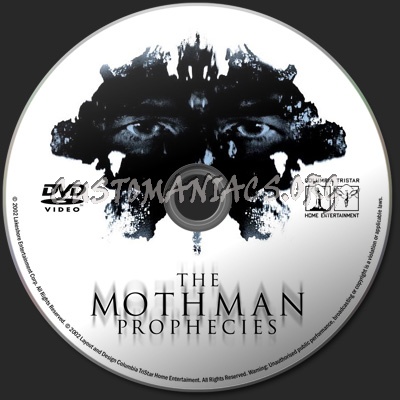 The Mothman Prophecies dvd label