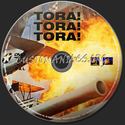 Tora! Tora! Tora! dvd label