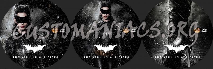 The Dark Knight Rises dvd label