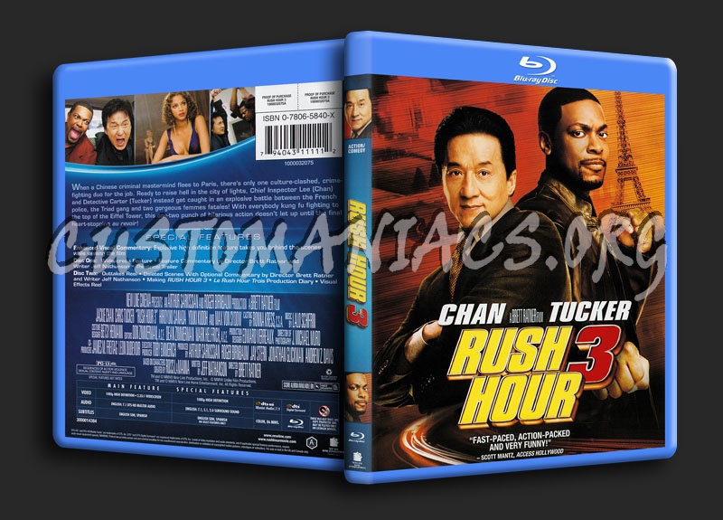 Rush Hour 3 blu-ray cover