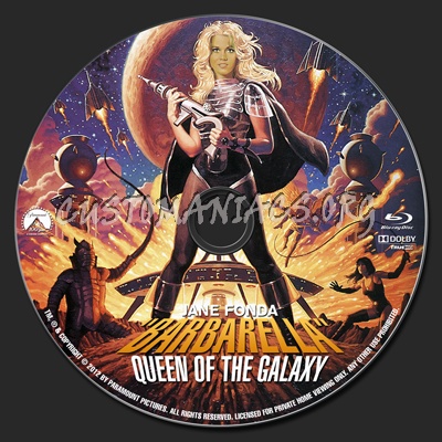 Barbarella blu-ray label