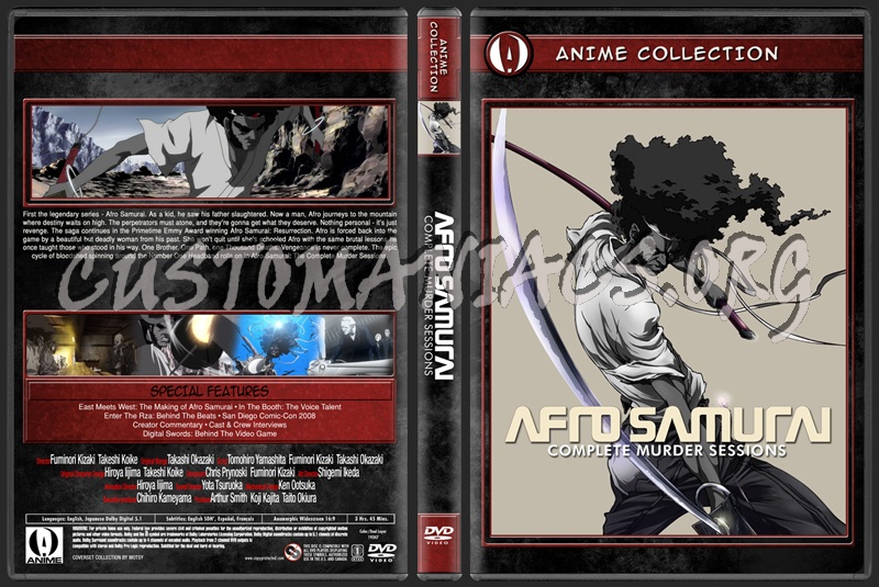 Anime Collection Afro Samurai Complete Murder Sessions dvd cover