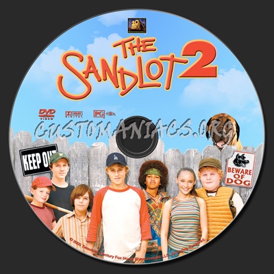 The Sandlot 2 dvd label