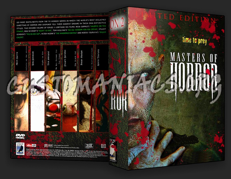 Masters Of Horror: Season 2 dvd cover