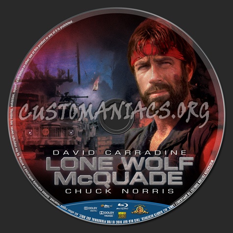 Lone Wolf McQuade blu-ray label