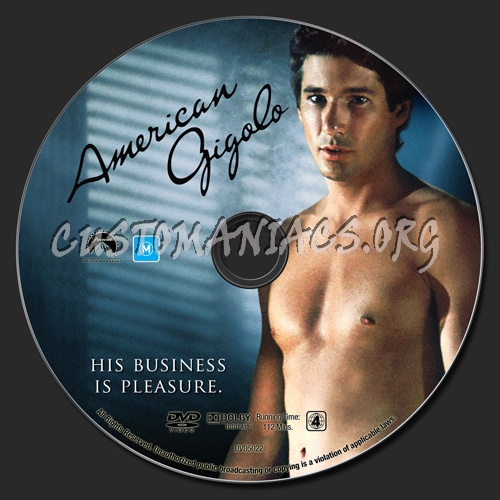 American Gigolo dvd label