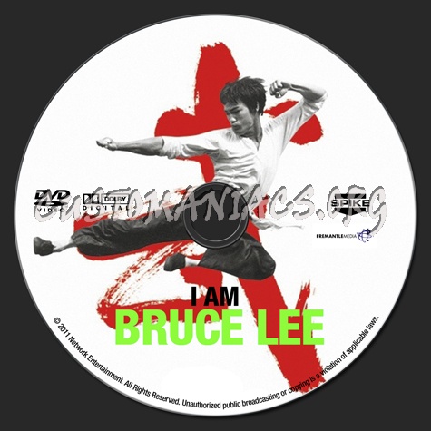 I am Bruce Lee dvd label