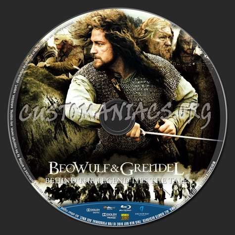 Beowulf & Grendel blu-ray label