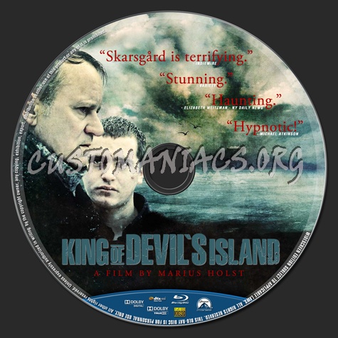 King Of Devil's Island aka Kongen av Basty blu-ray label