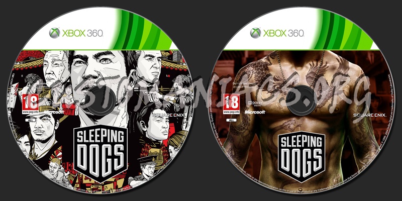 Sleeping Dogs dvd label