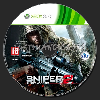 Sniper Ghost Warrior 2 dvd label