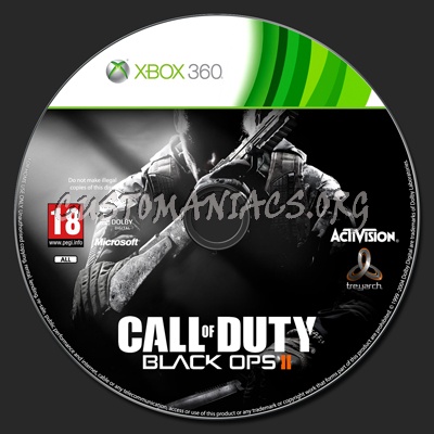 Call of Duty Black Ops II dvd label