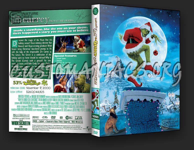 How the Grinch Stole Christmas dvd cover