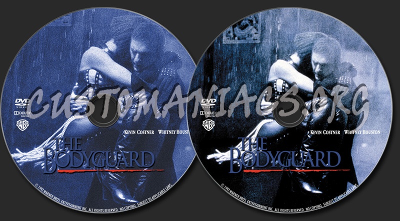 The Bodyguard dvd label