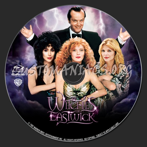 The Witches of Eastwick blu-ray label