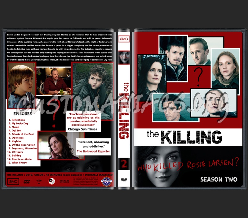 The Killing Season 2 dvd cover