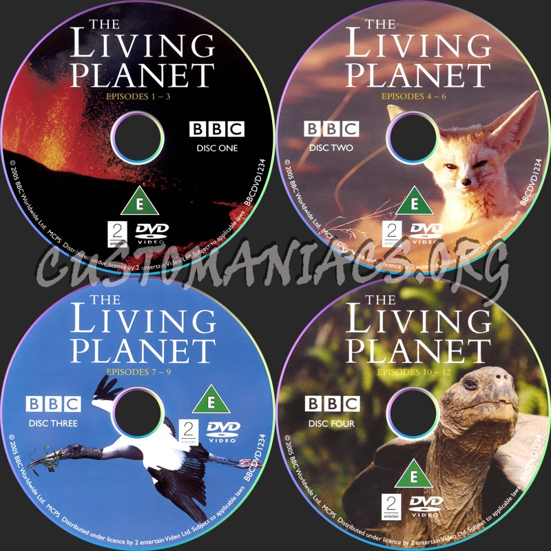 The Living Planet dvd label