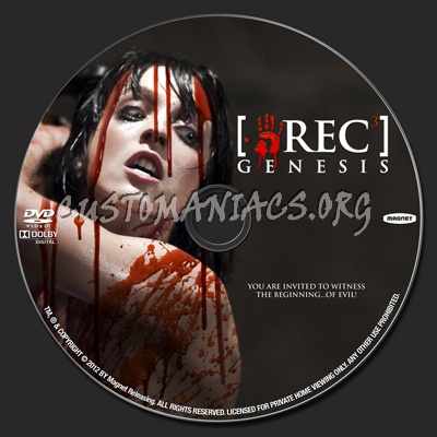 [REC] Genesis dvd label