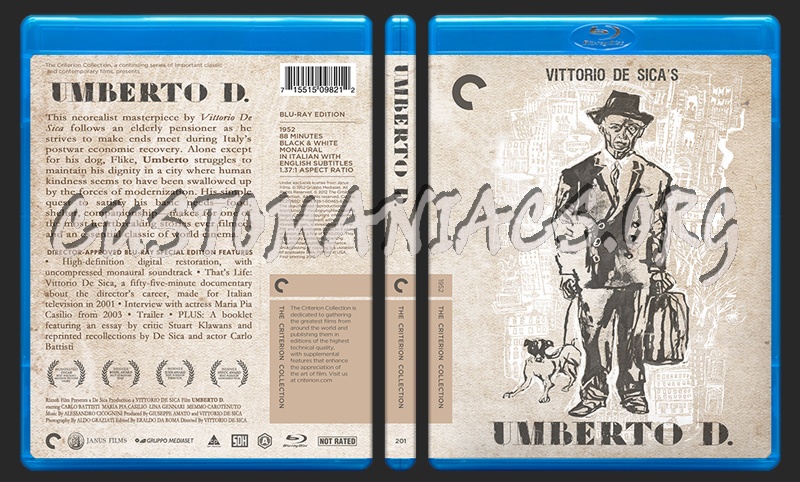 201 - Umberto D blu-ray cover