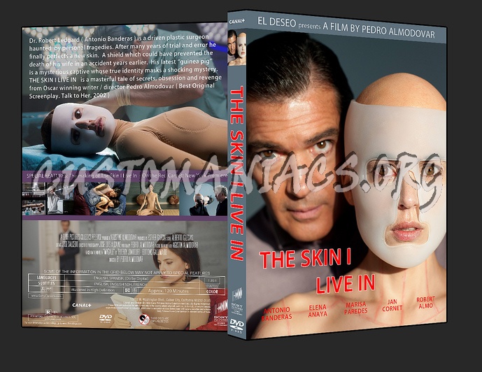 The Skin I Live In dvd cover