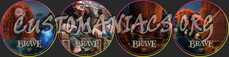 Brave dvd label