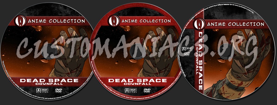 Anime Collection Dead Space Downfall dvd label