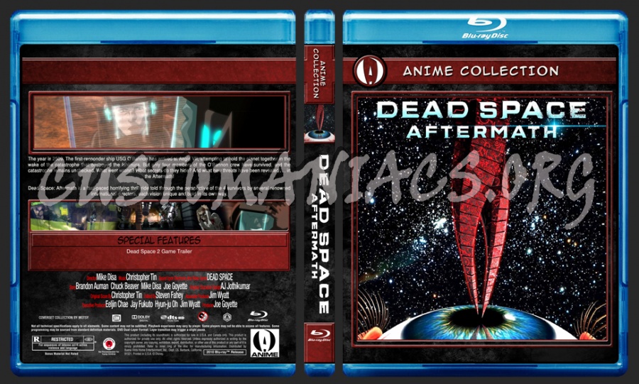 Anime Collection Dead Space Aftermath blu-ray cover
