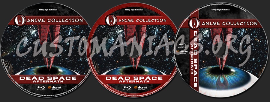 Anime Collection Dead Space Aftermath blu-ray label