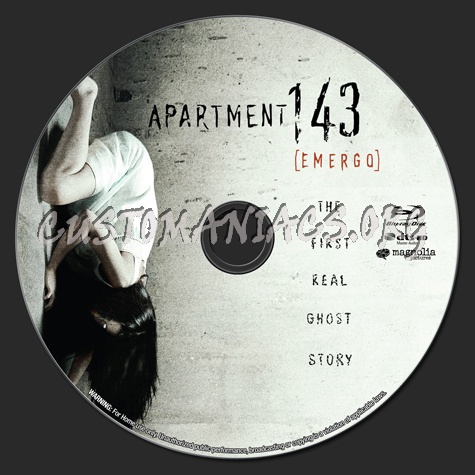Apartment 143 [Emergo] blu-ray label