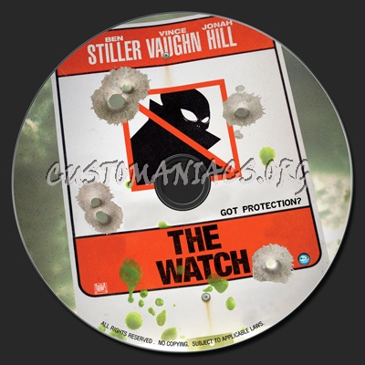 The Watch (2012) blu-ray label