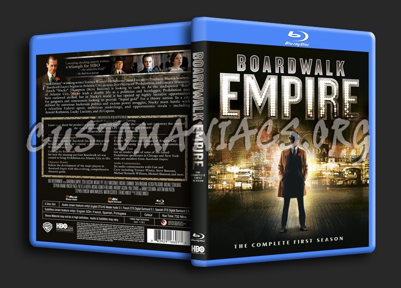 Boardwalk Empire Season 1 blu-ray cover