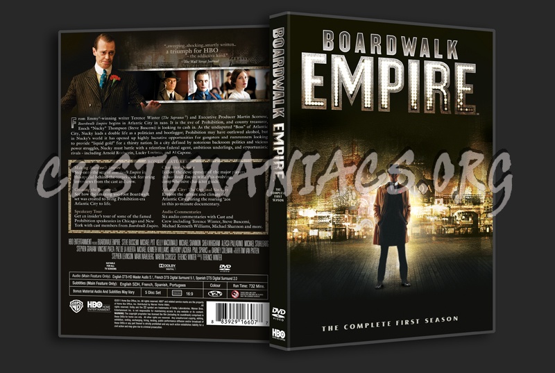Boardwalk Empire Season 1 dvd cover