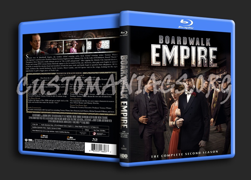 Boardwalk Empire Season 2 blu-ray cover