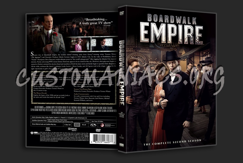 Boardwalk Empire Season 2 dvd cover