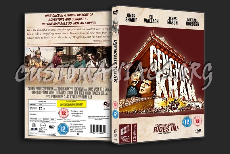 Genghis Khan (1965) dvd cover