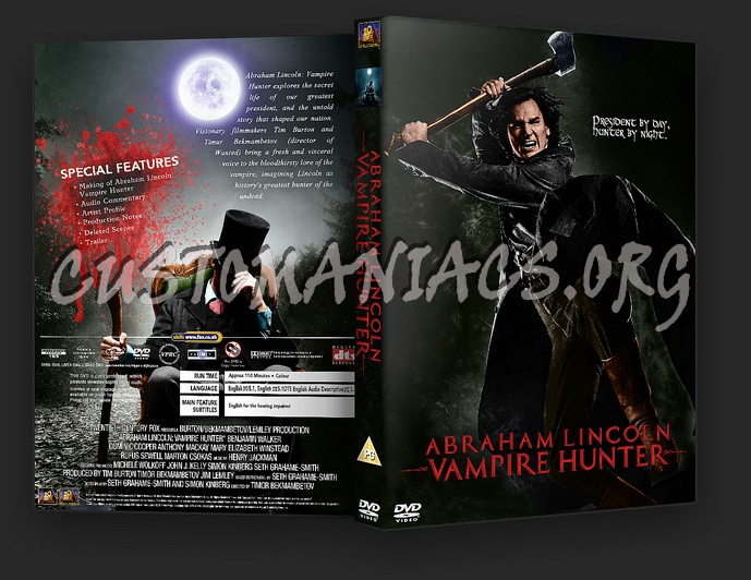 Abraham Lincoln: Vampire Hunter dvd cover