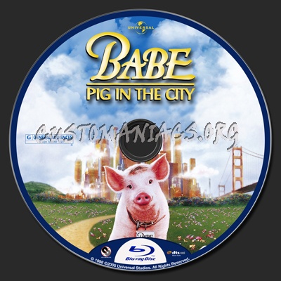 Babe 2: Pig In The City blu-ray label