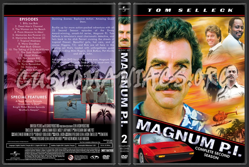 Magnum P.I. Seasons 1-8 dvd cover