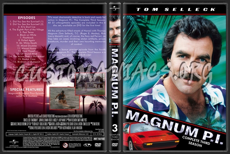 Magnum P.I. Seasons 1-8 dvd cover