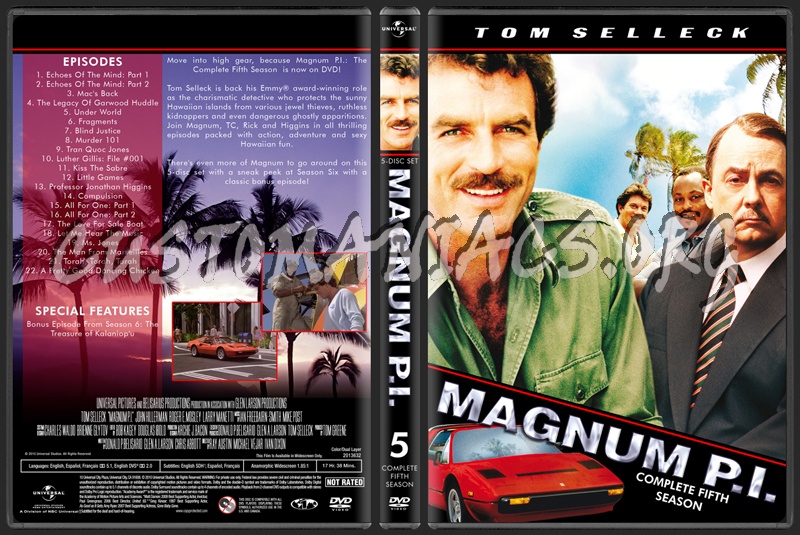 Magnum P.I. Seasons 1-8 dvd cover